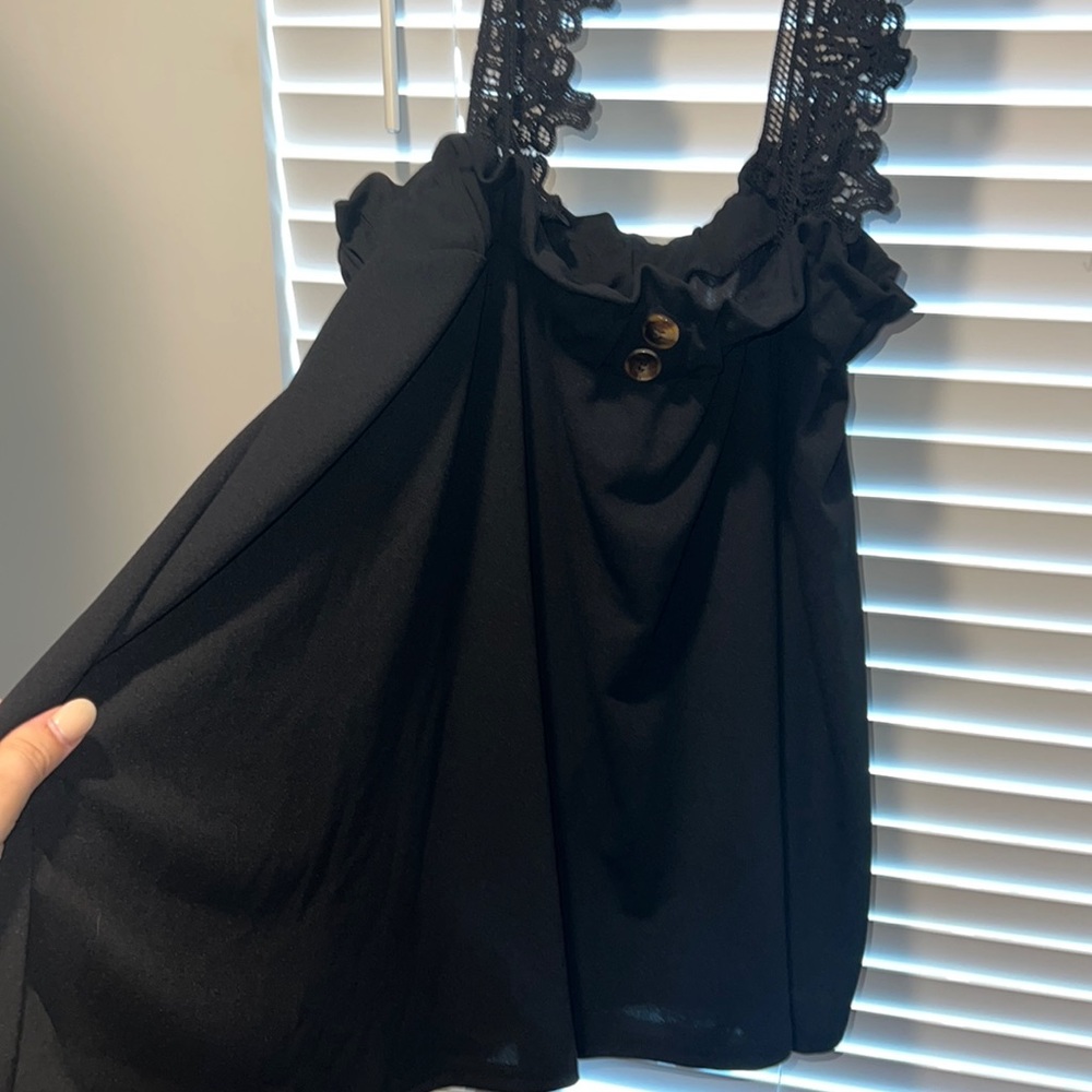 Black Skirt w/ Suspenders